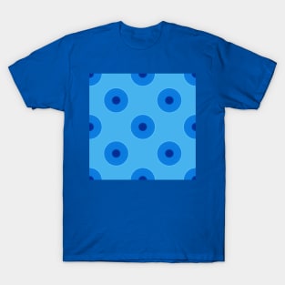 Blue vintage duplo dots T-Shirt